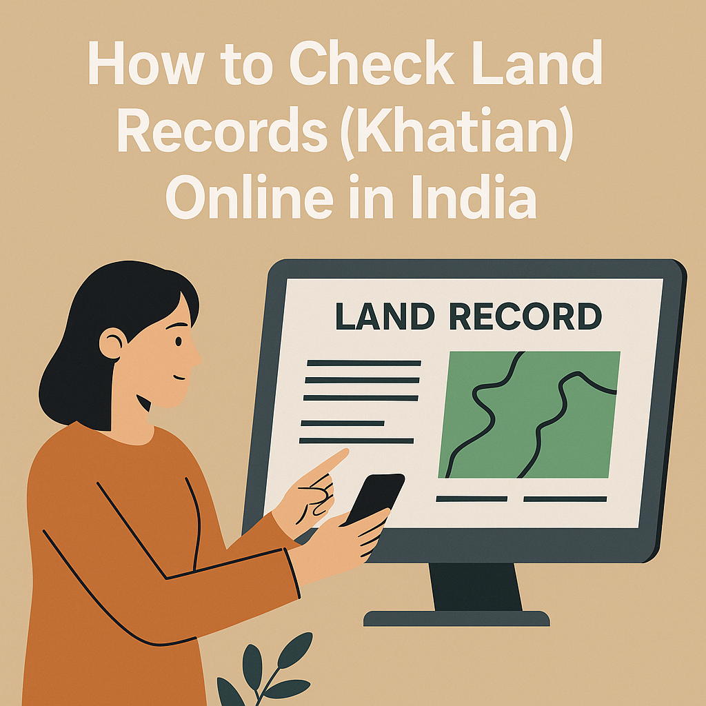 How to check land online records
