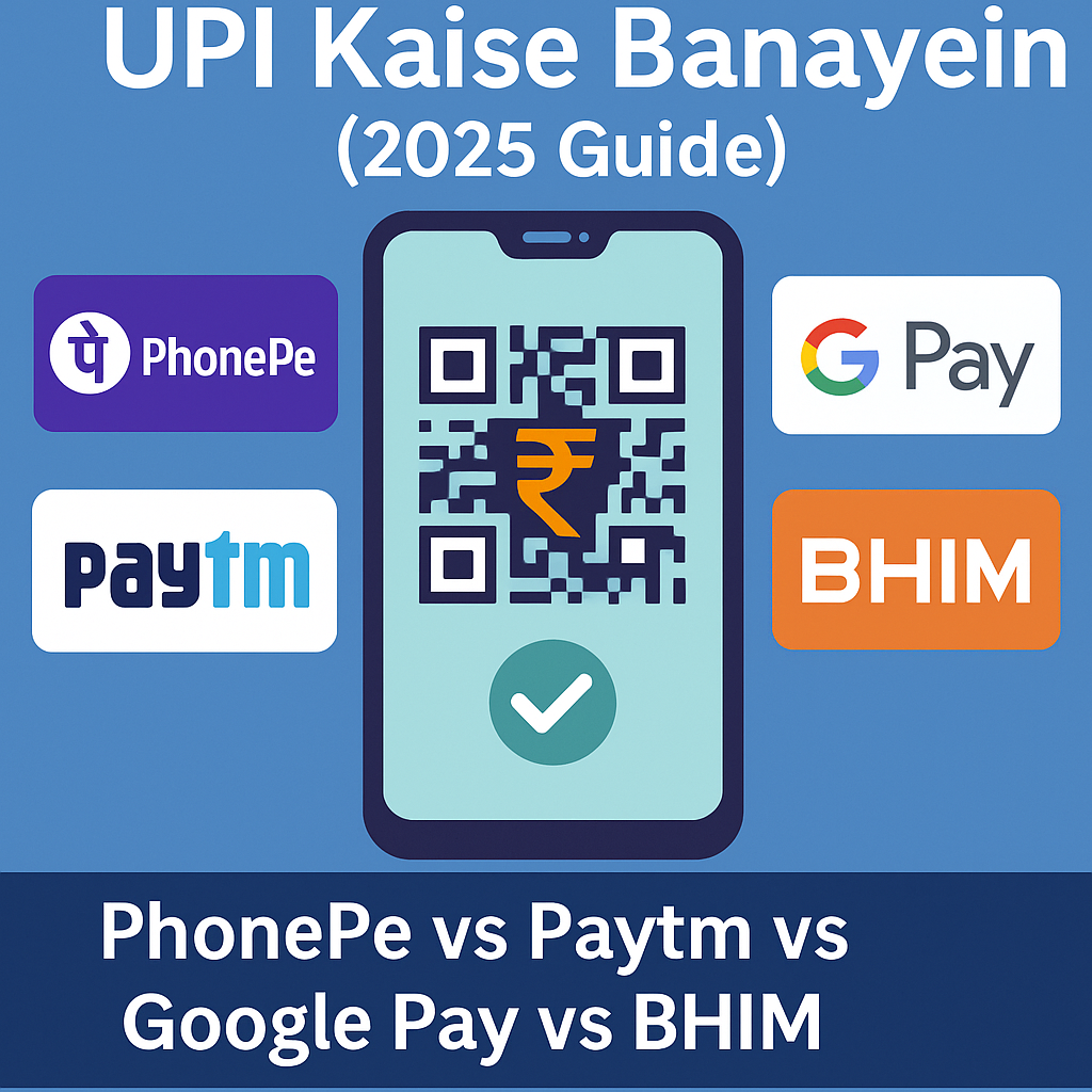 PhonePe, Paytm, Google Pay, BHIM App Comparison
