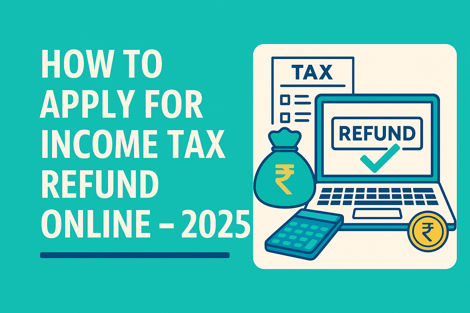 How to apply for Income Tax Refund Online - 2025