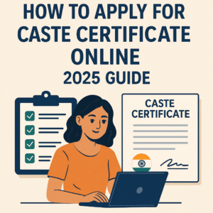 How to apply for caste certificate online