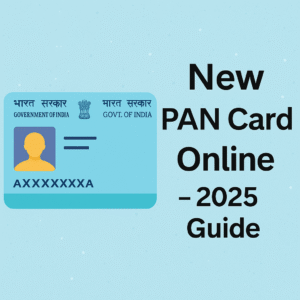 How to apply PAN card online in 2025