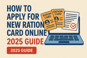 how to apply new ration card online