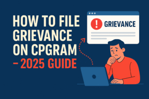 How to file grievance on CPGRAM